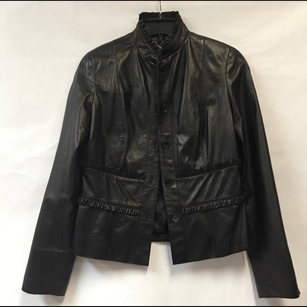 PER SE women’s leather jacket size 8